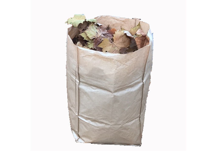 Recycled Heavy Duty Paper Bags 30 Gallon Capacity For Home Garden GMP