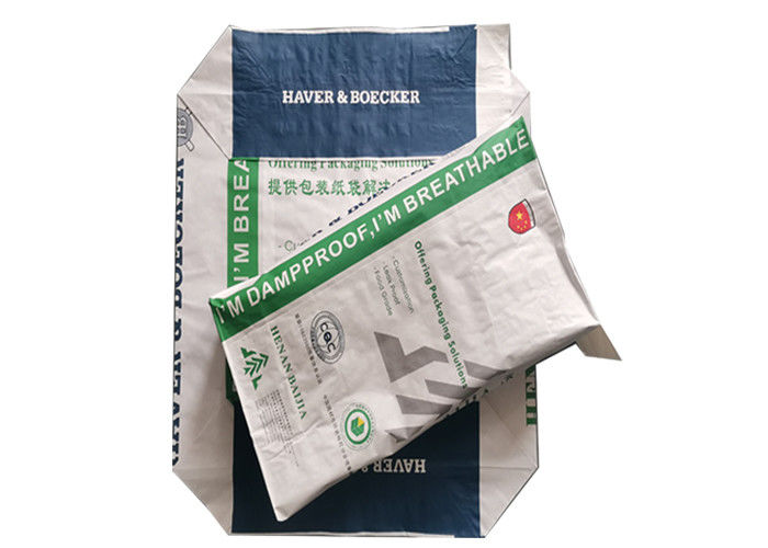 3 Layer Industrial Paper Bags Customized Size 20kg 25kg 50kg Strong