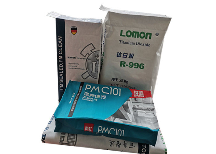 3 Layer Industrial Paper Bags Customized Size 20kg 25kg 50kg Strong