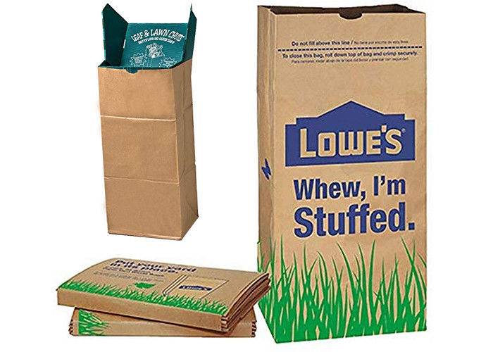 10 Count Multiwall Kraft Paper Bags Large 30 Gallon Paper Leaf Bags