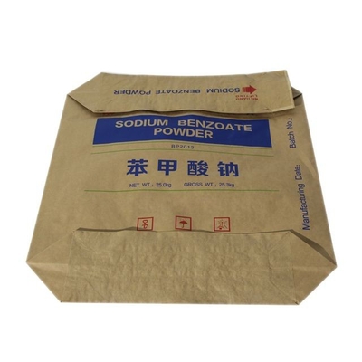 Custom 20kg 25kg Valve Paper Bags For Chemical