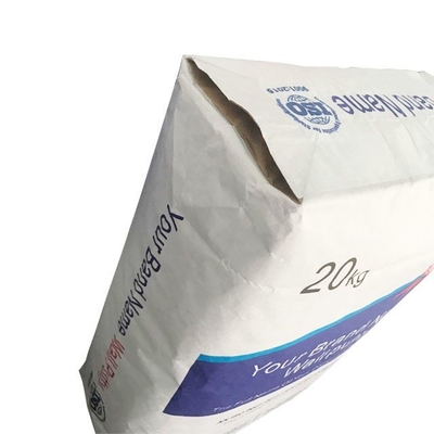 60gsm-10gsm Paper Valve Sacks 25kg For Creamer Easy Opening And Filling