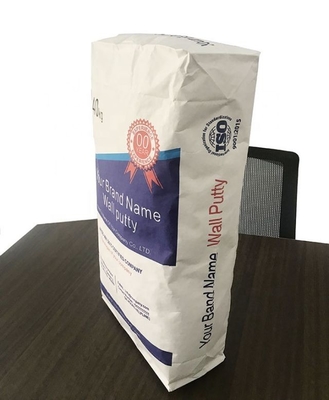 OEM Printing 25kg 50kg Industrial Paper Bags For Cement Food Stuff Sustainable