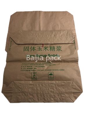Eco-Friendly Industrial Paper Bags Customized Printing Moisture Sealing