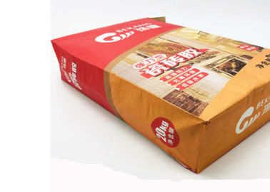 Building Materials Cement Packaging Paper Bags Strong Load Bearing Good Stability