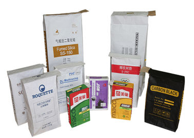 Customizable Valve Ports Heat Sealed Paper Bags 20kg 25kg 50kg Strong Load Bearing