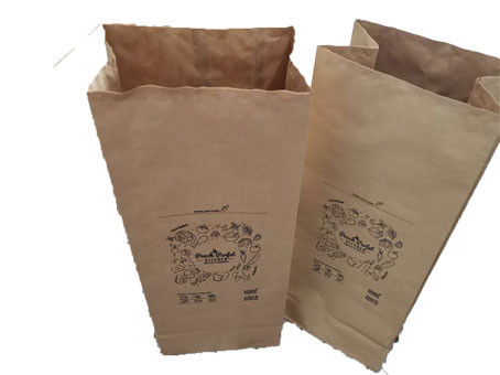 Double Layers Brown Kraft 120g/M2 Charcoal Paper Bags