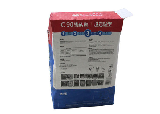 120g/M2 Kraft Paper Pasted Valve Bags Cement Packaging Bags For Gypsum Plaster