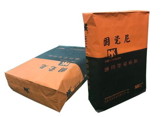 Tile Glue Industrial Multiwall Paper Bags 15kg 20kg 25kg 1-4ply