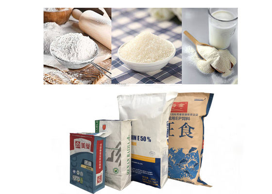 10kg 15kg 25kg 50kg Multiwall Kraft Paper Bags Flour Milk Powder Packaging Bags