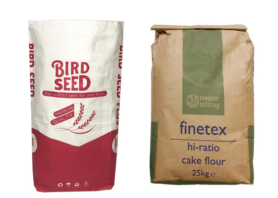 10kg 20kg 25kg 50kg Kraft Multiwall Paper Bags For Isomalto Oligosaccharides Edile