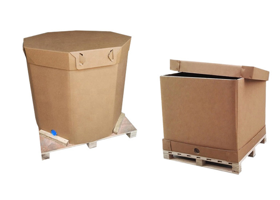 220l 1000l Food Grade Paper IBC Container Flexible Packaging Boxes For Bulk Water