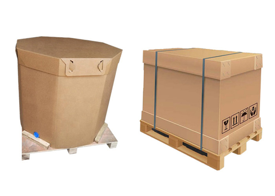 220l 1000l Paper Liquid Package IBC Tank Container With Valve