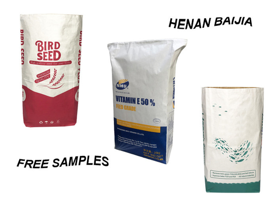 Industrial Packaging Multiwall Paper Bags 20kg 25kg