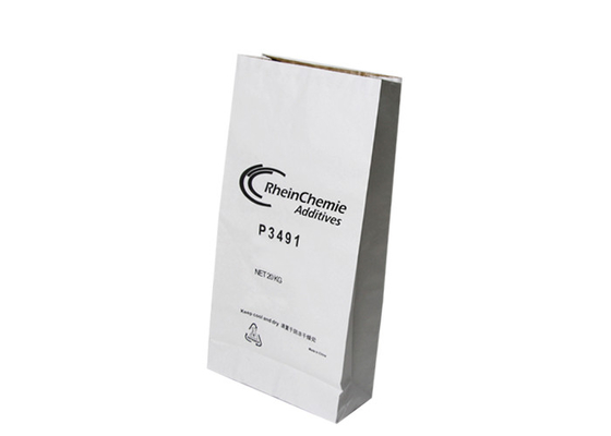 3 Layers Heat Sealed Paper Bags Trapezoid Pocket Opening Good Wear Resistance