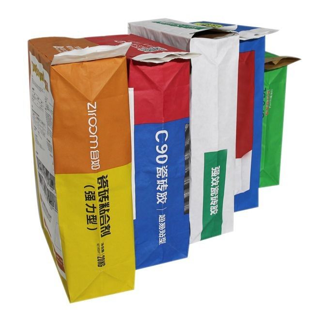 Paper Multiwall Custom Pasted Valve Multiwall Paper Bags For Flour Packaging 5Kg 10kg ...