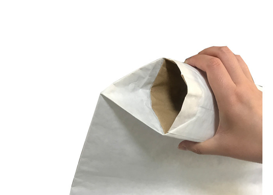 Chemical Pasted Valve Multiwall Paper Bags Custom Printed 15kg For Cement