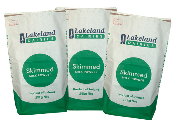 Milk Powder Pasted Multiwall Paper Bags Food Grade 20kg 25kg
