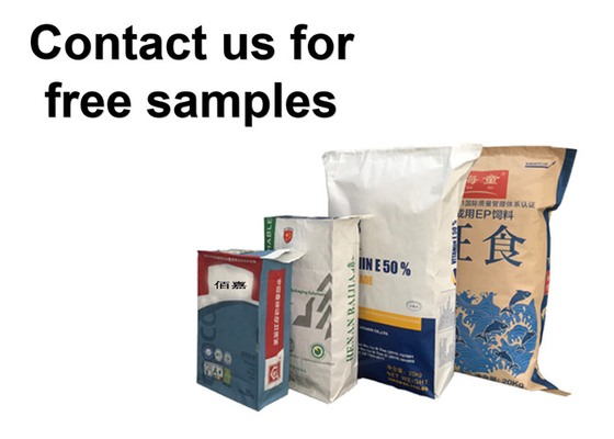 20kg Custom Multi Wall Kraft Paper Sack For Powder Material