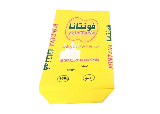 GMP Standard Food Grade Industrial Paper Bags For Milk Powder