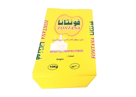 Milk Powder  Food Grade Multi Wall Paper Sacks Accept Custom Size 20kg 25kg