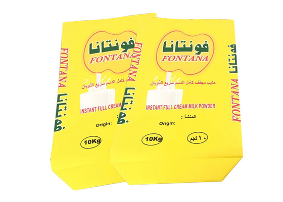 GMP Standard Food Grade Industrial Paper Bags For Milk Powder