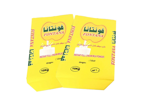 Food Grade Heat Sealed Paper Bags Multi Wall Empty With Pe Liner