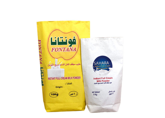 GMP Standard Food Grade Industrial Paper Bags For Milk Powder