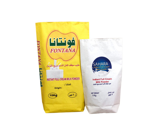 20kg 25kg Milk Powder Multi Wall Paper Sacks Food Grade