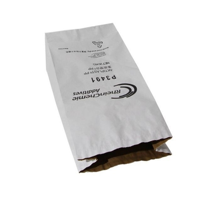 Pasted 3 Layers 25kg 50kg Kraft Heat Seal Bags Customized
