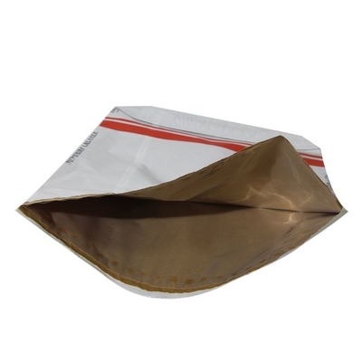 Pasted Dispersible Polymer Powder Kraft Paper Pinch Bottom Paper Bags Eco Friendly