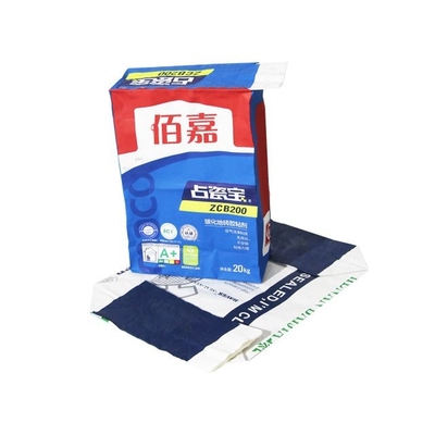 Custom Pasted Valve Multiwall Paper Bags For Cement 3 Ply