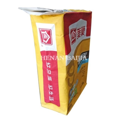CMYK Color Kraft Paper Cement Bag 25kg Paper Bag Multipurpose