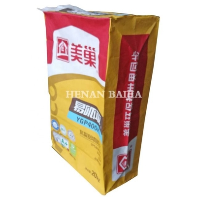 25 Kg Mortar Kraft Paper Flour Package Valve Bag OEM Accepted