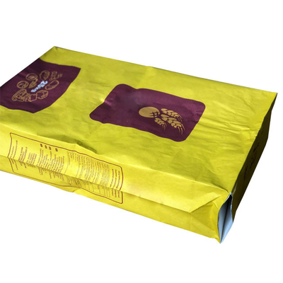 20kg 25kg Capacity Multiwall Paper Sacks For Milk Powder Paper Packaging