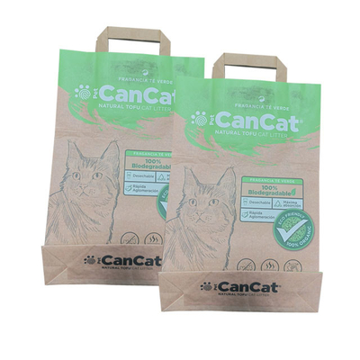 Colorful Tofu Cat Litter Bag Cat Litter Customized Design