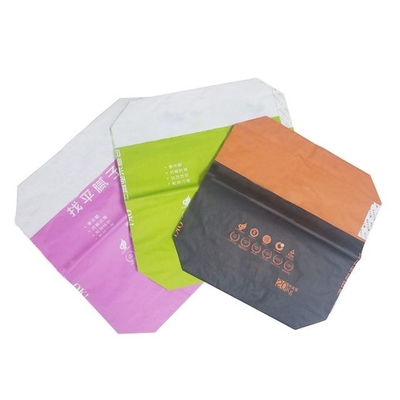 Custom Printed Biodegradable Paper Valve Bags With Variable Closure Types