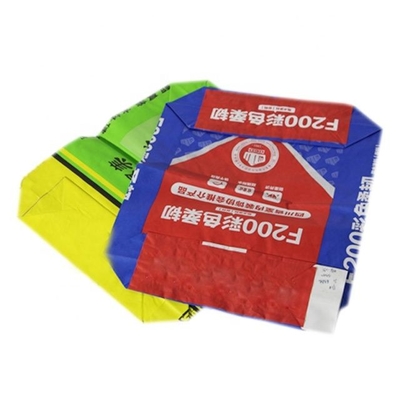 Customized Laminated Valve Paper Bags White Or Brown
