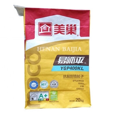 Customized Thickness Multilayer Multiwall Kraft Paper Bags With Handle