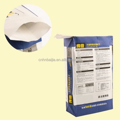 25kg Custom Industrial Valve Paper Bags For Building