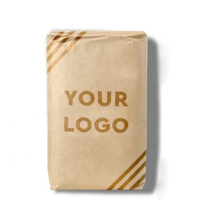 25kg 50kg Cement Packaging Bags  Kraft Paper Valve Bag  CMYK Color