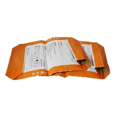 Slip Resist Industrial Paper Bags 25kg 50kg Valve Paper Bag Accept Customization