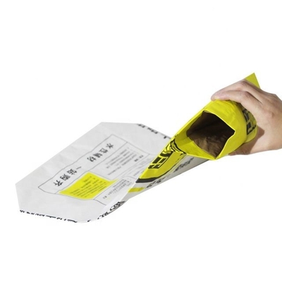 30kg Bread Wheat Flour Packaging Bag Multiwall Kraft Paper Bags Flexo Printing