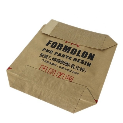 Multifunctional 2-3ply Multiwall Kraft Paper Bags For Diatomaceous Earth Clay Granular