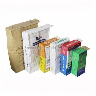Industrial Customized Multiwall Kraft Paper Bags With Gmp Workshop Advantage