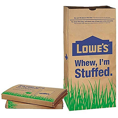 Custom Yard Multiwall Moisture Proof 30 Gallon Kraft Paper Bag For Leaf