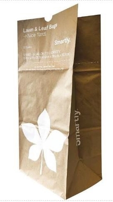 30 Gallon Lawn Paper Bags Compostable Moisture Proof With Custom Logo