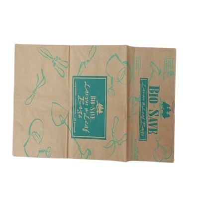 Custom Printed Lawn Paper Bags For Courtyard Garbage