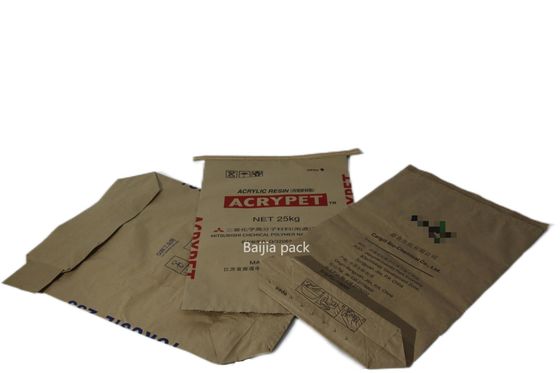 80 Grams Multiwall Kraft Paper Bags Customized Packaging Solution