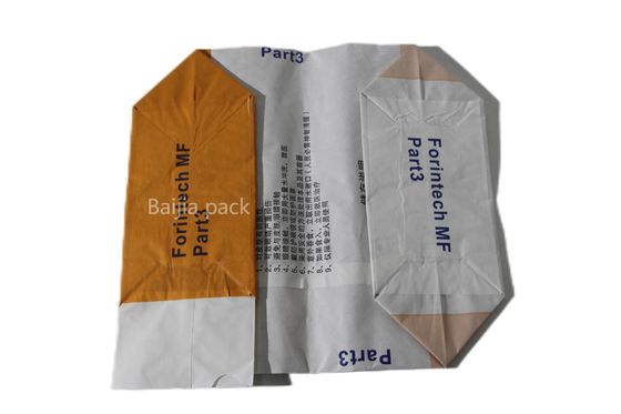 Waterproof Moisture Proof Multiwall Paper Bags Food Grade